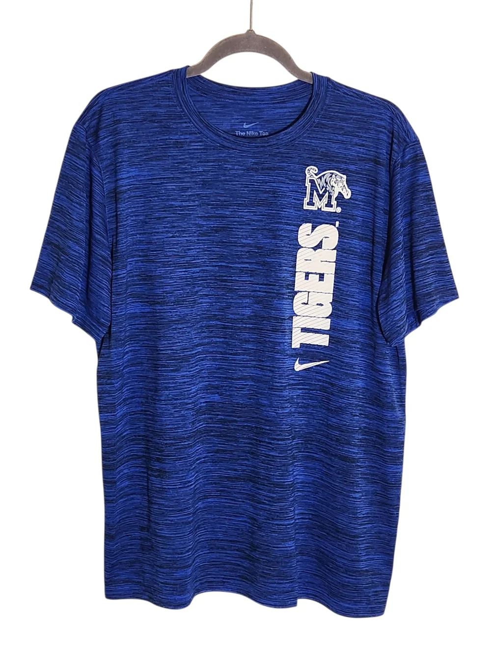 Nike Memphis Tigers Blue Short Sleeve T-Shirt Size Large